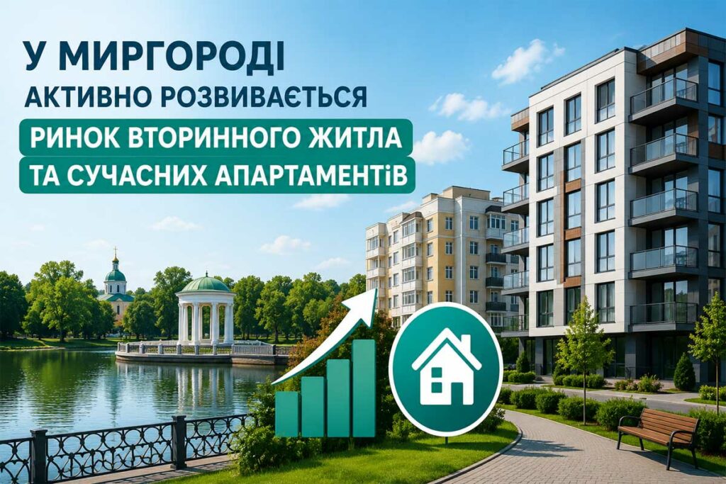 У Миргороді активно розвивається ринок вторинного житла та сучасних апартаментів