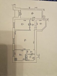 Пропоную 3-кімнатну квартиру площею 83,1 м² у Миргороді